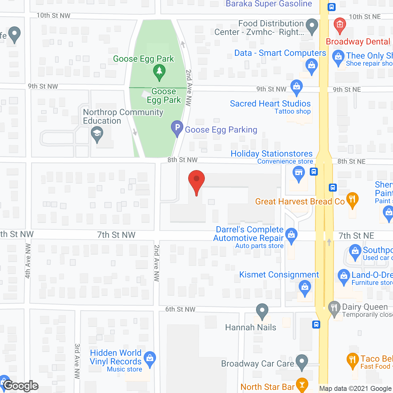 Arbor Terrace in google map