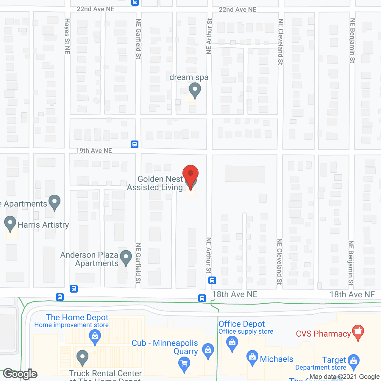 Northeast House Residential in google map
