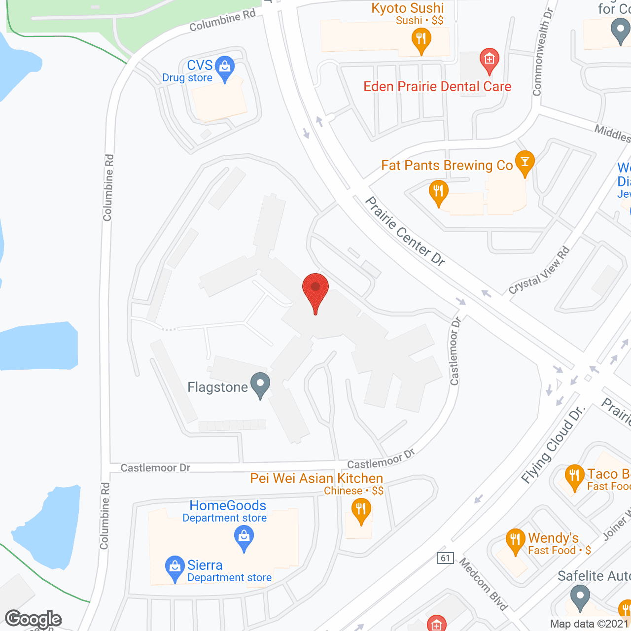 Castle Ridge Care Ctr in google map