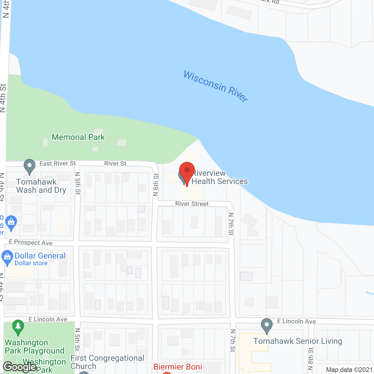 Golden Living Center Riverview in google map