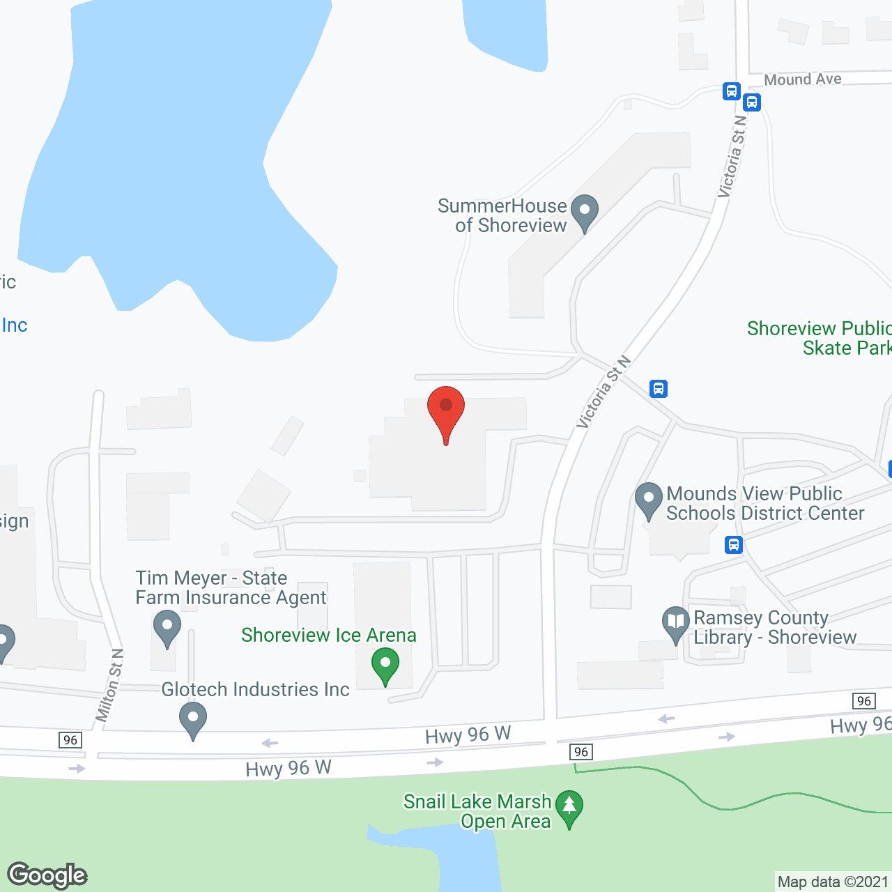 SummerHouse of Shoreview in google map