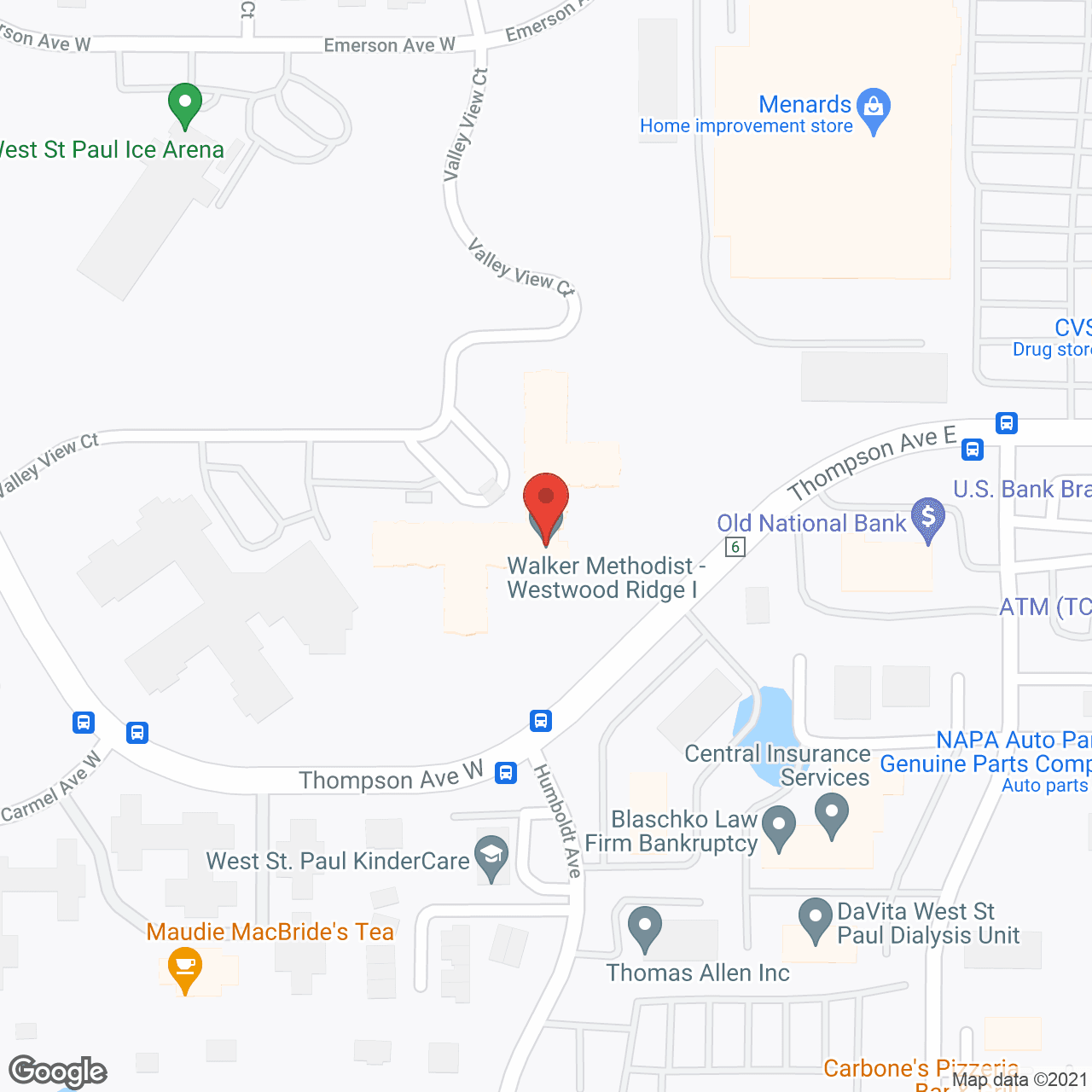 Westwood Ridge I in google map