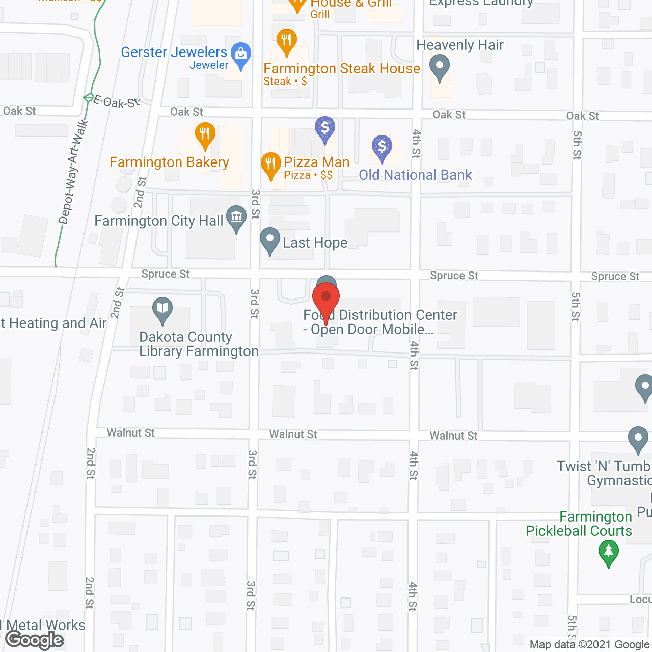 Spruce Place Apartments in google map