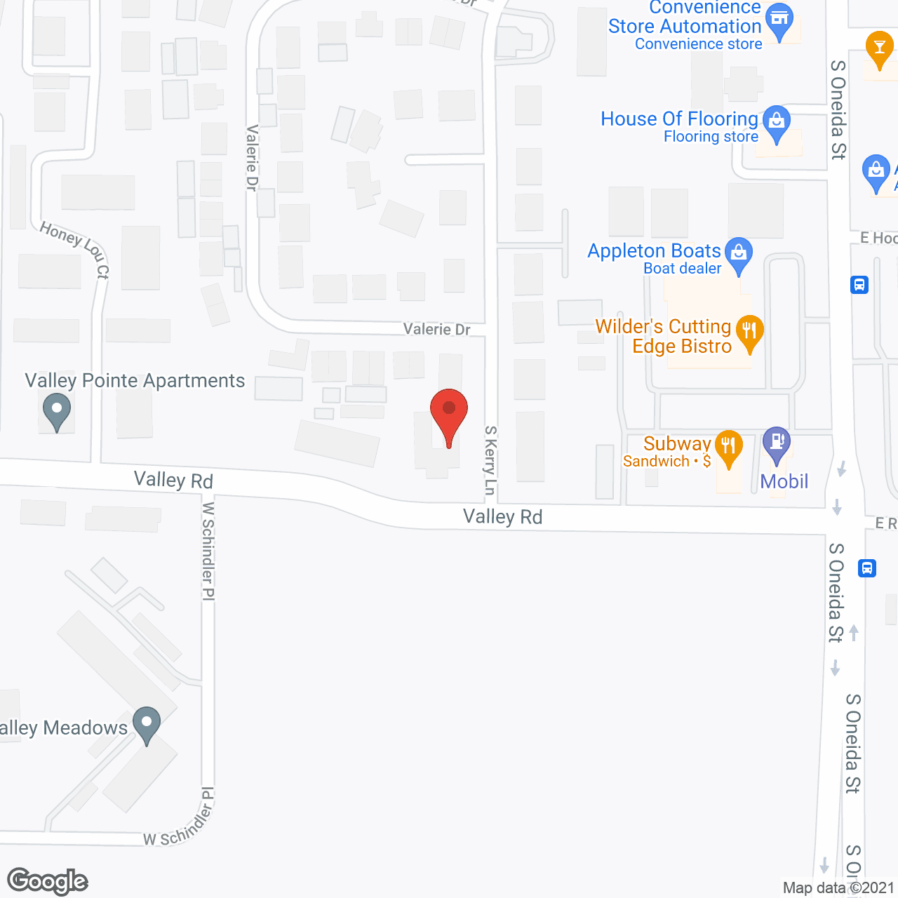 Emerald Valley Assisted Living in google map