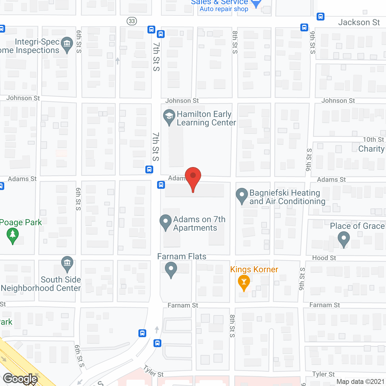 Salzer Square in google map