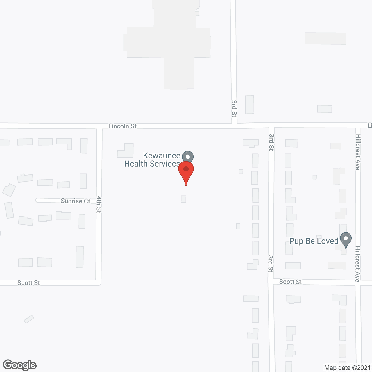 Kewaunee Care Center in google map
