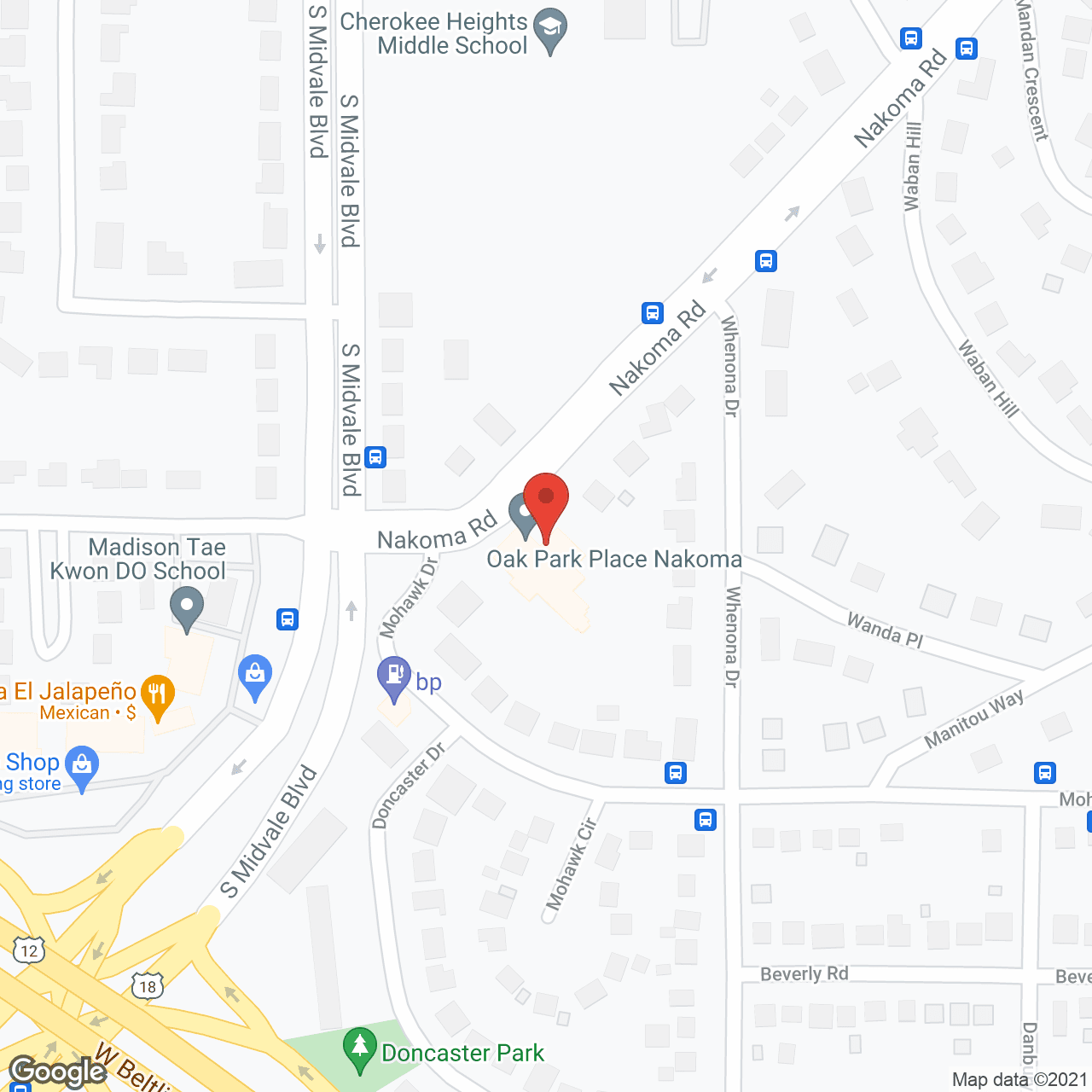 Sunny Hill Health Care Ctr in google map