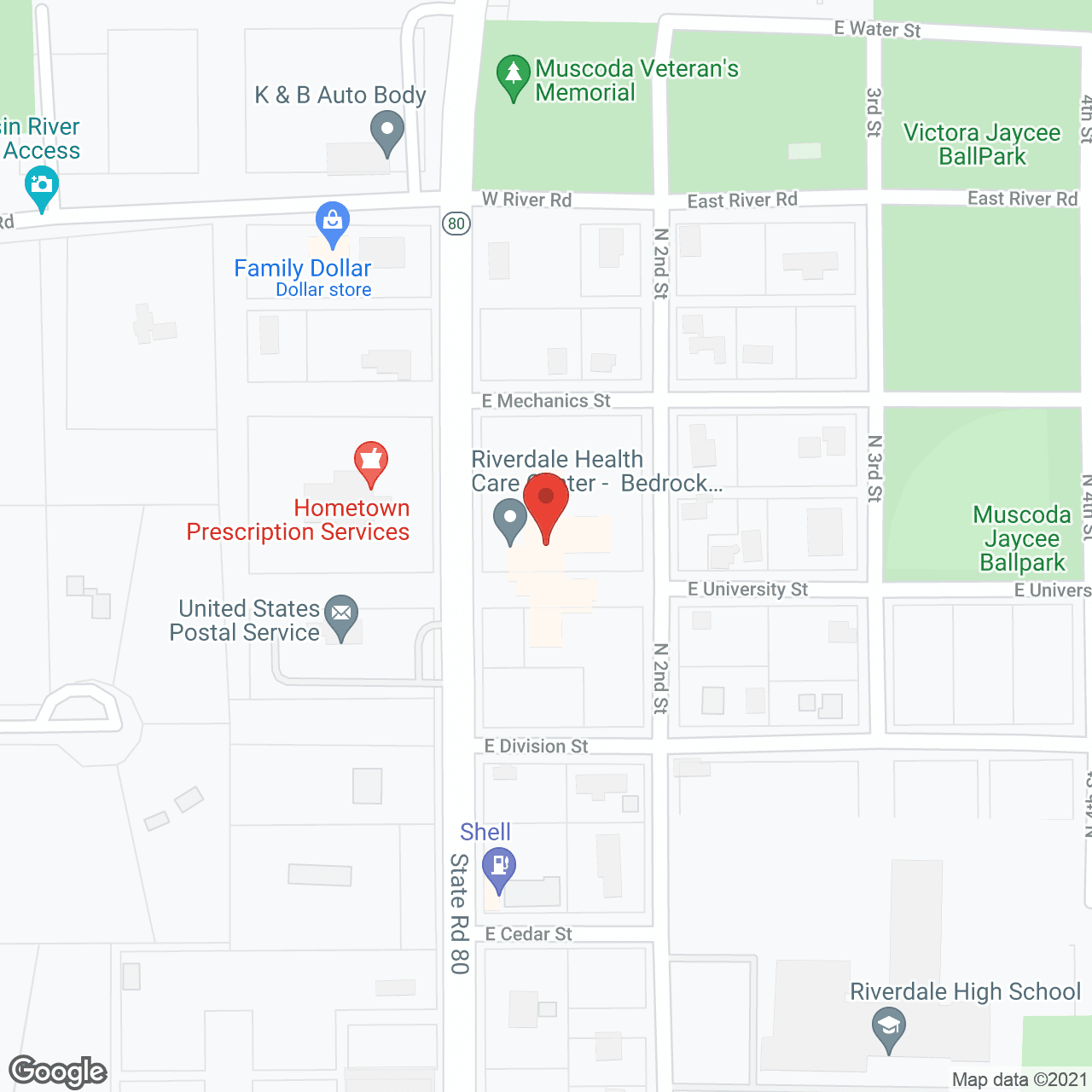 Golden Living Center Riverdale in google map