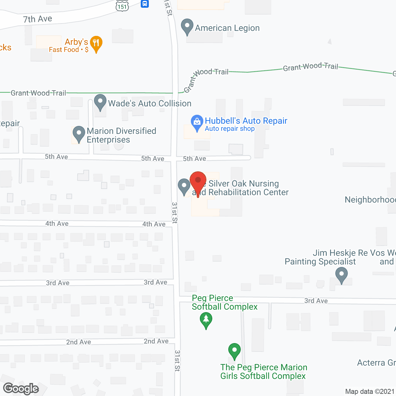 Willow Gardens Care Ctr in google map