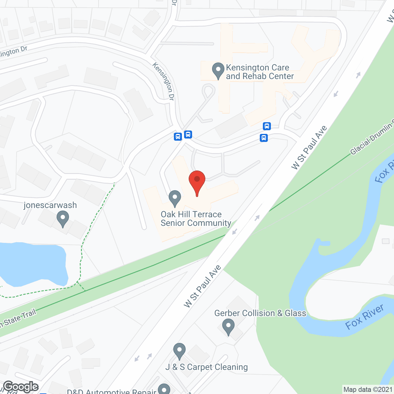 Oak Hill Terrace in google map
