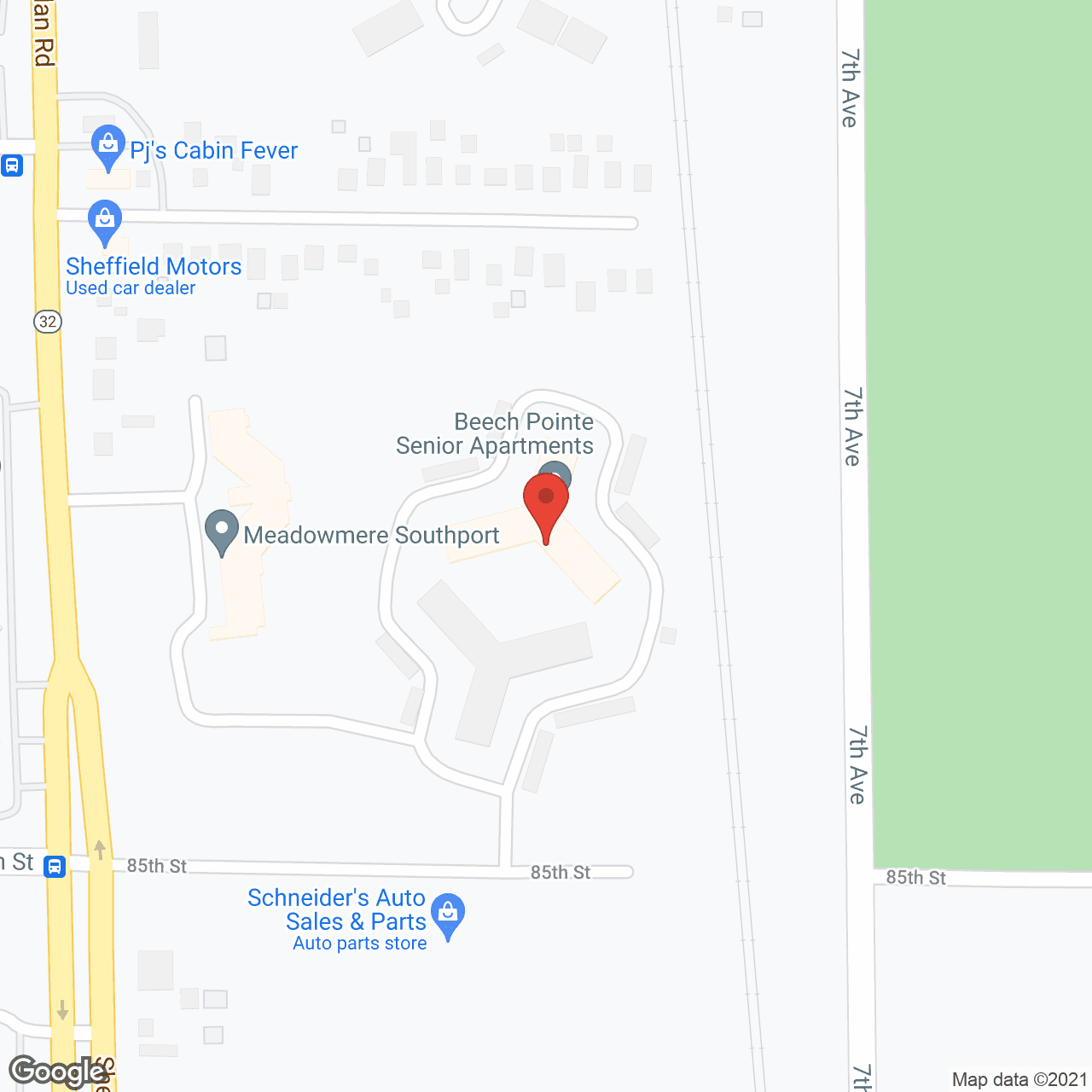 Beech Pointe Senior Apartments in google map