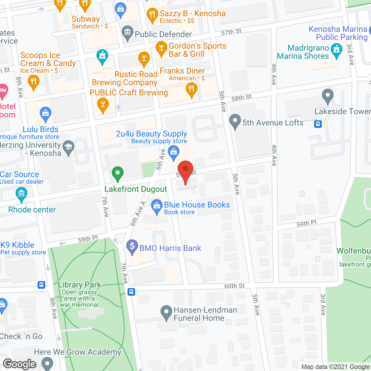 Dayton Care Center in google map