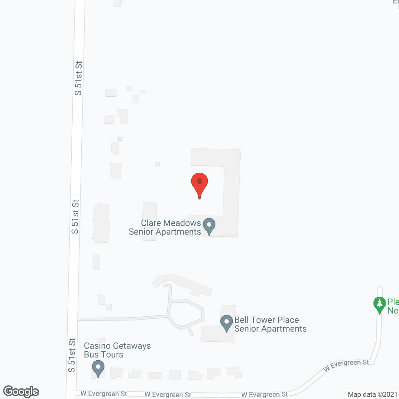 Clare Meadows Senior Apartments in google map