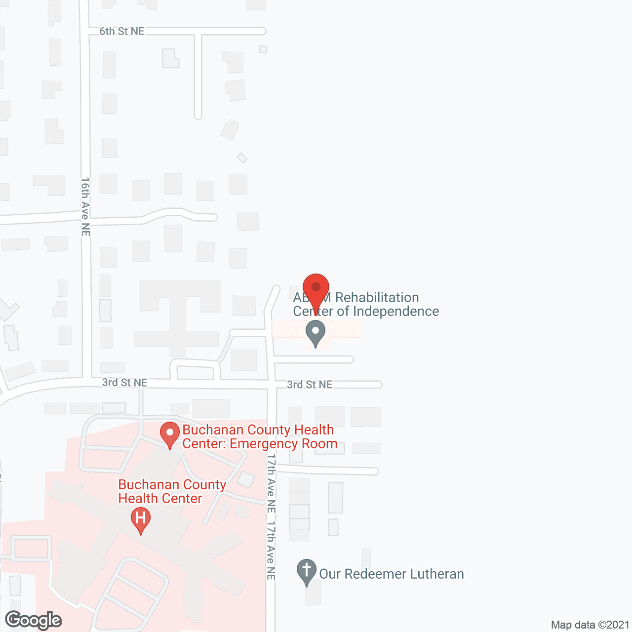 East Towne Care Ctr in google map