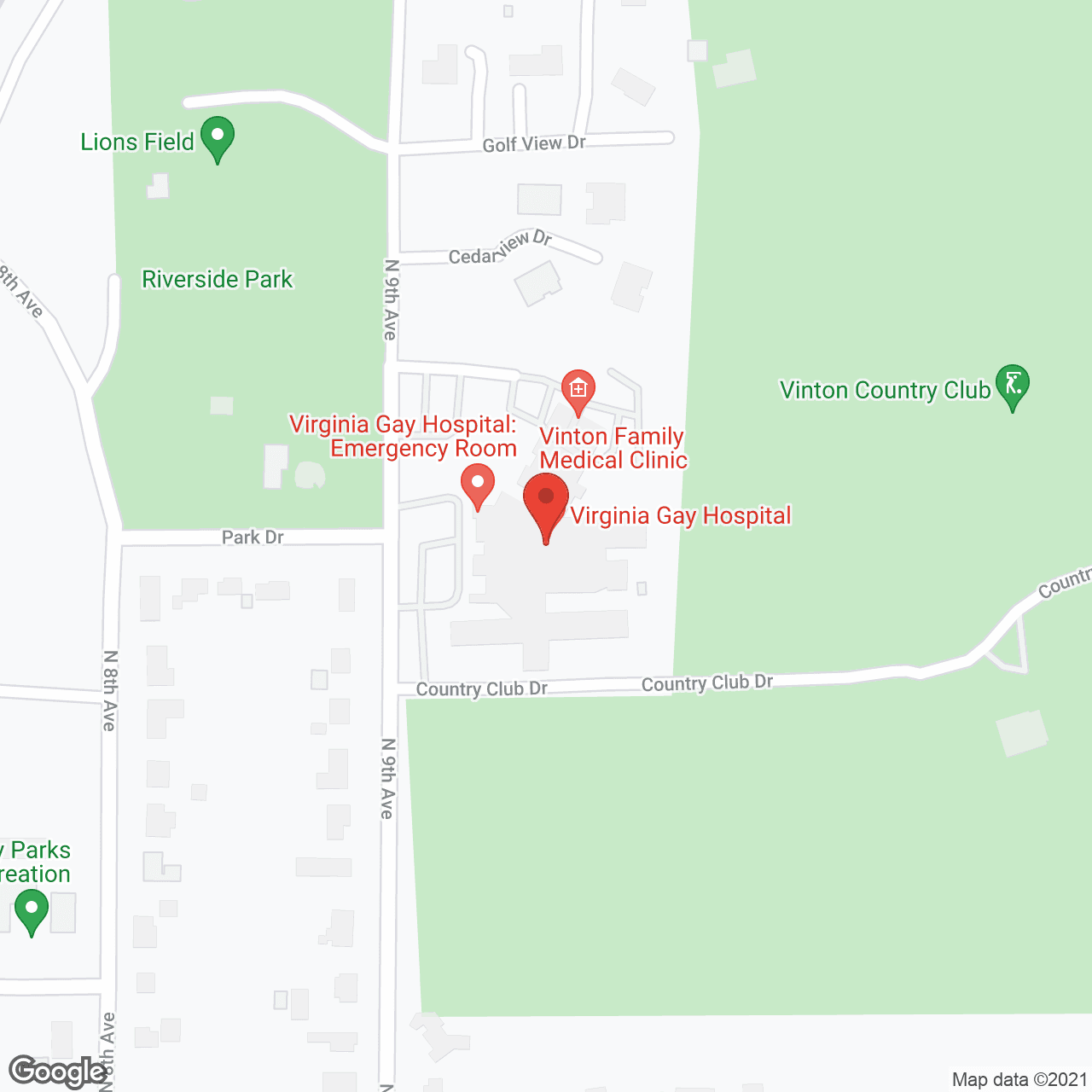 Virginia Gay Annex in google map