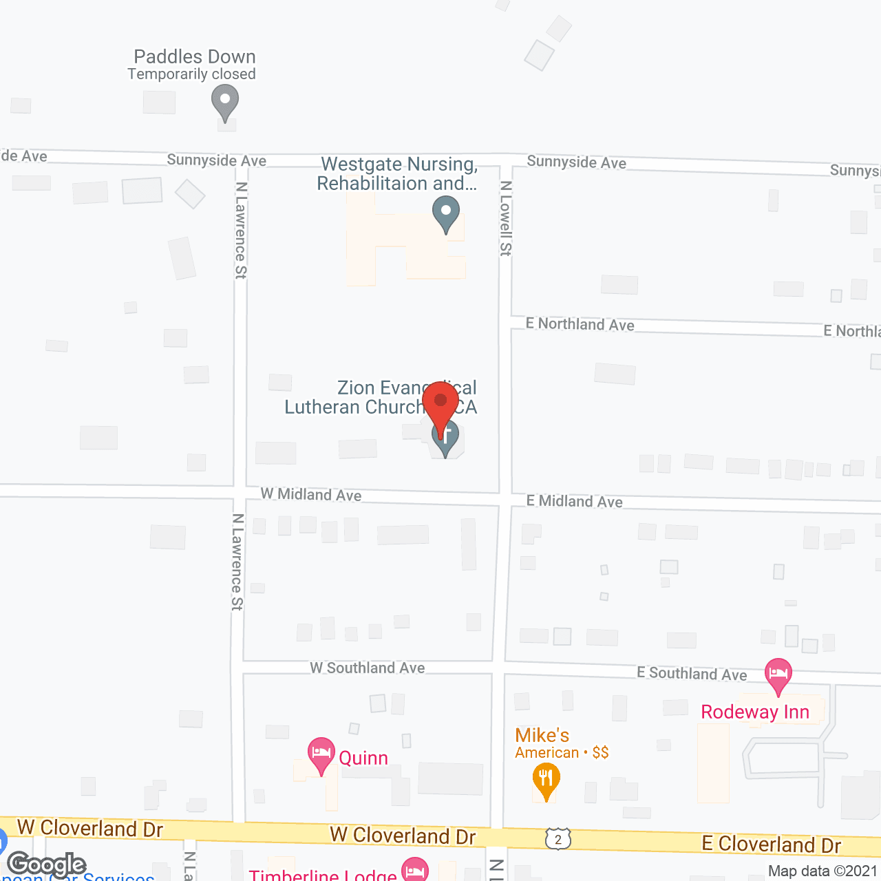Westgate Living Center in google map