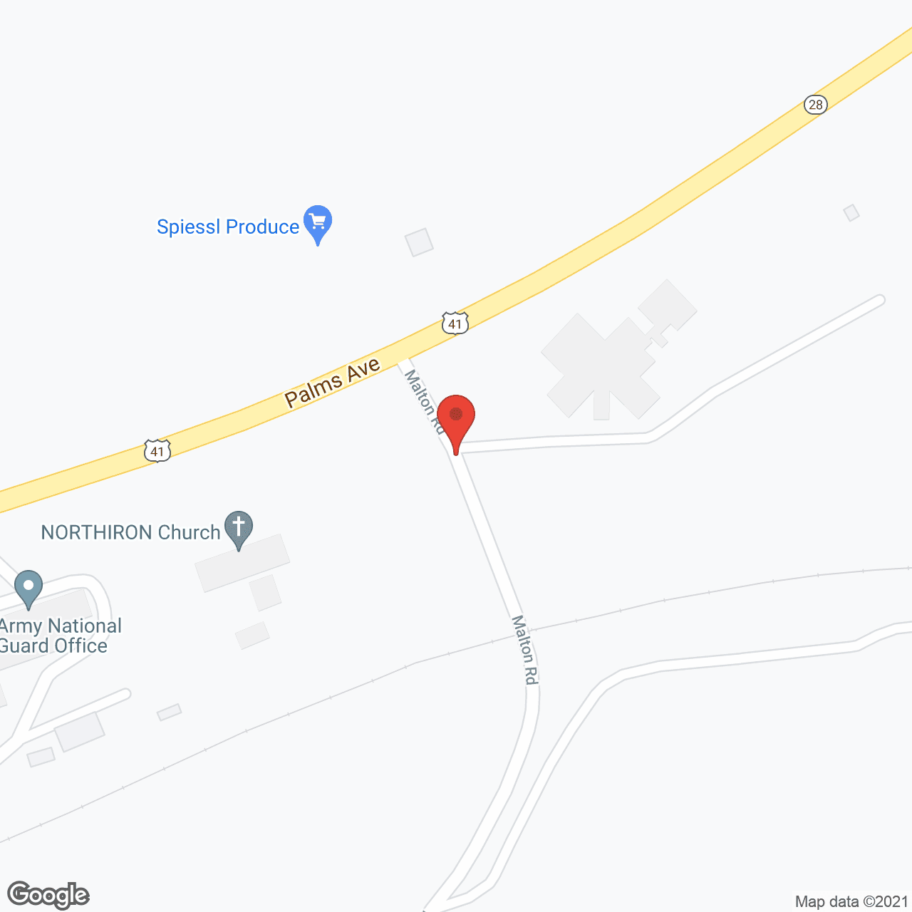 Woodland Assisted Living in google map
