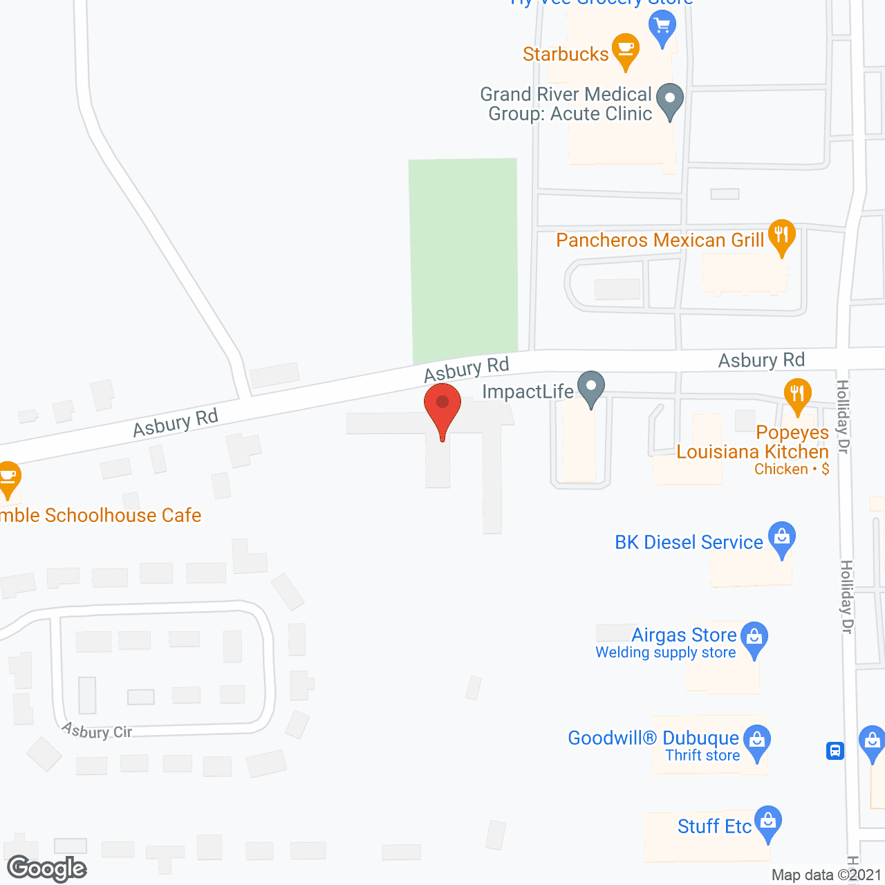 Heritage Manor in google map