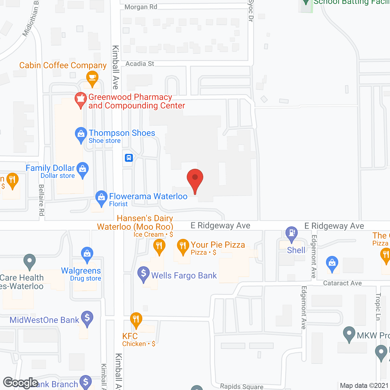 Ridgeway Place in google map
