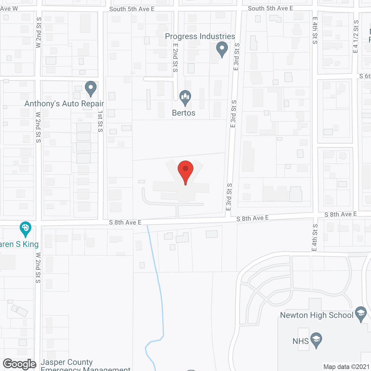 Newton Health Care Ctr in google map