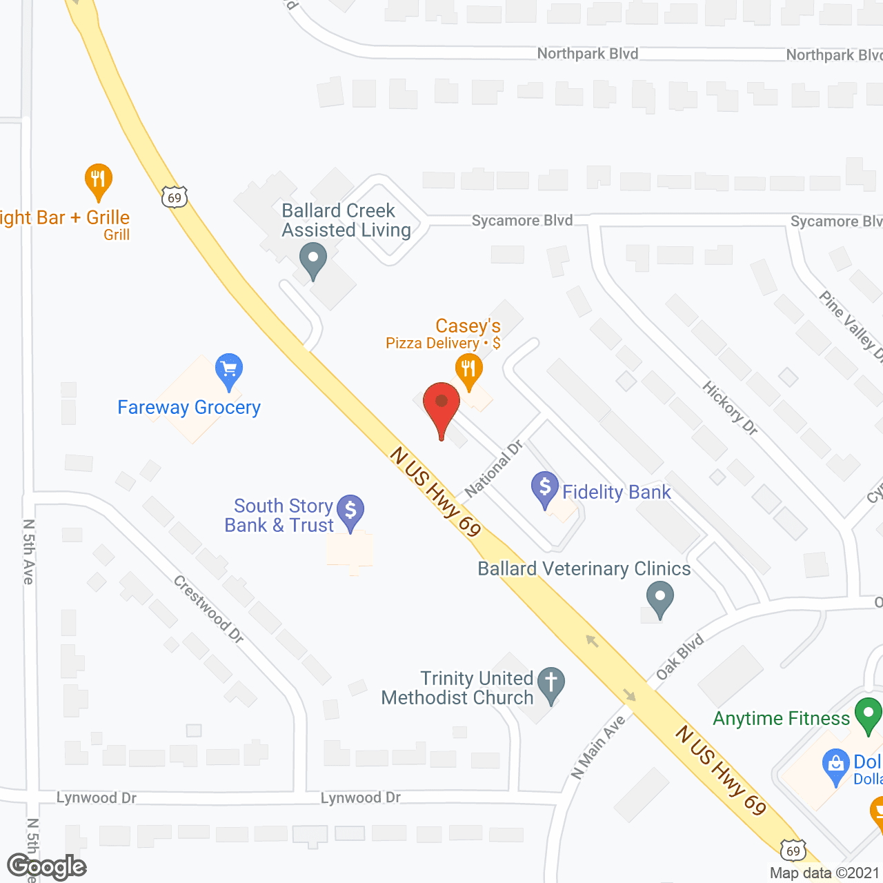 Ballard Creek Community in google map