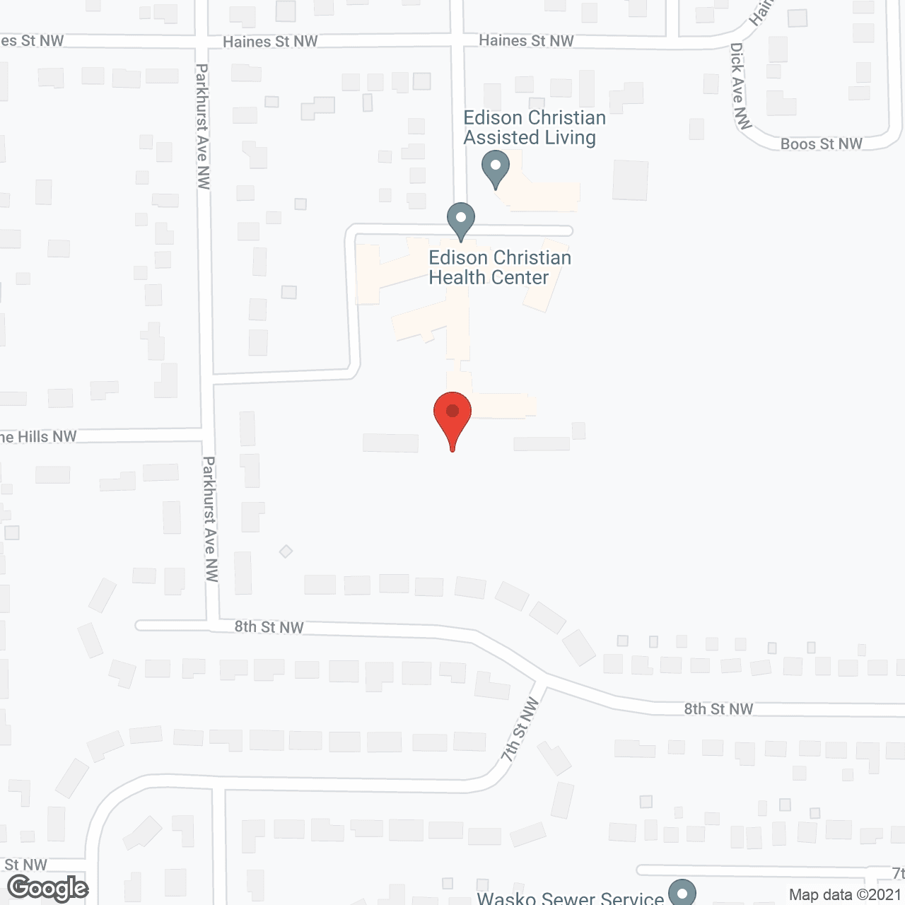 Edison Christian Independent Living in google map