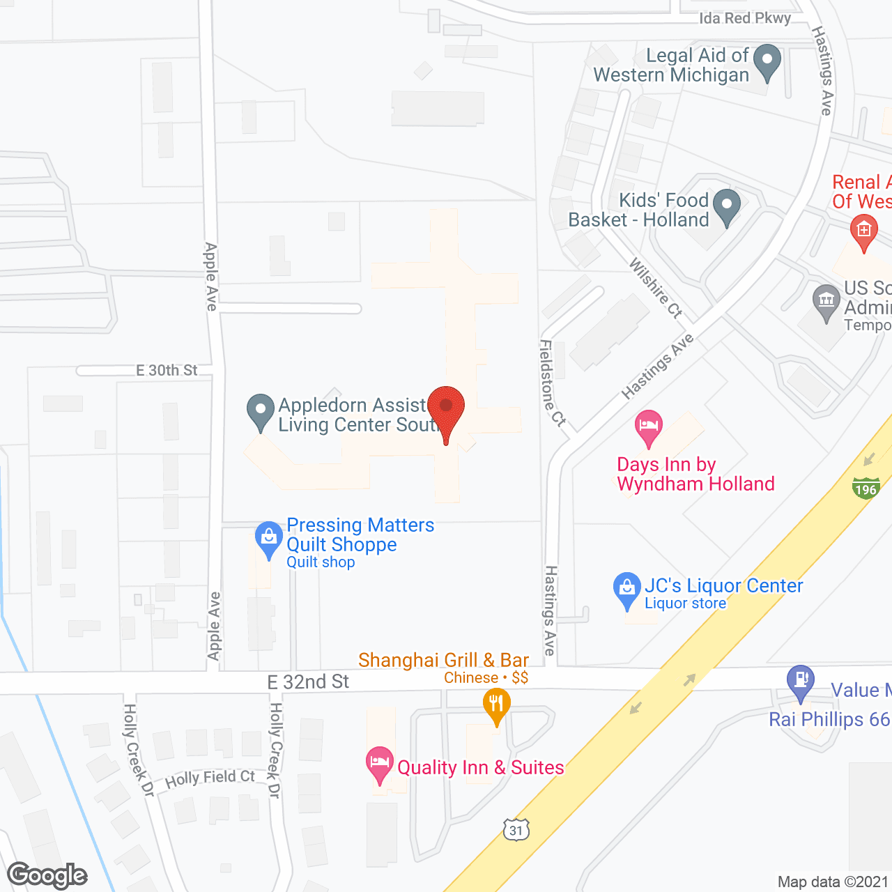 Appledorn Living Center in google map