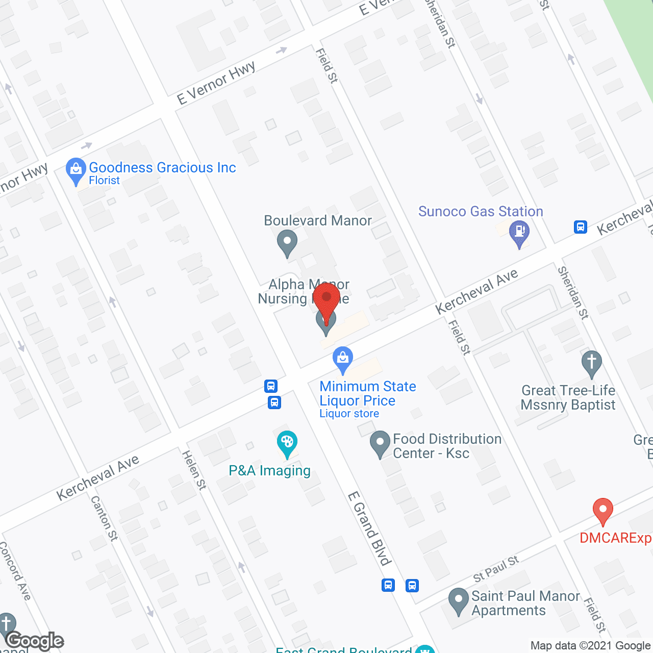 Alpha Manor Nursing Home in google map