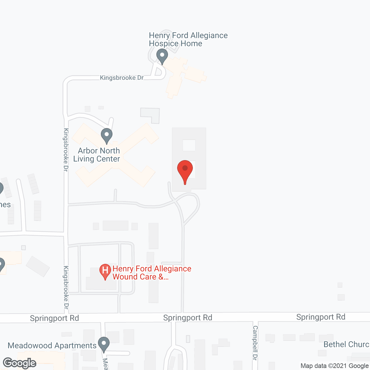 Arbor Woods Assisted Living in google map