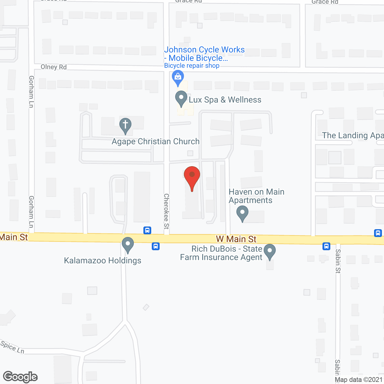 Cherokee Westlawn Apartments in google map