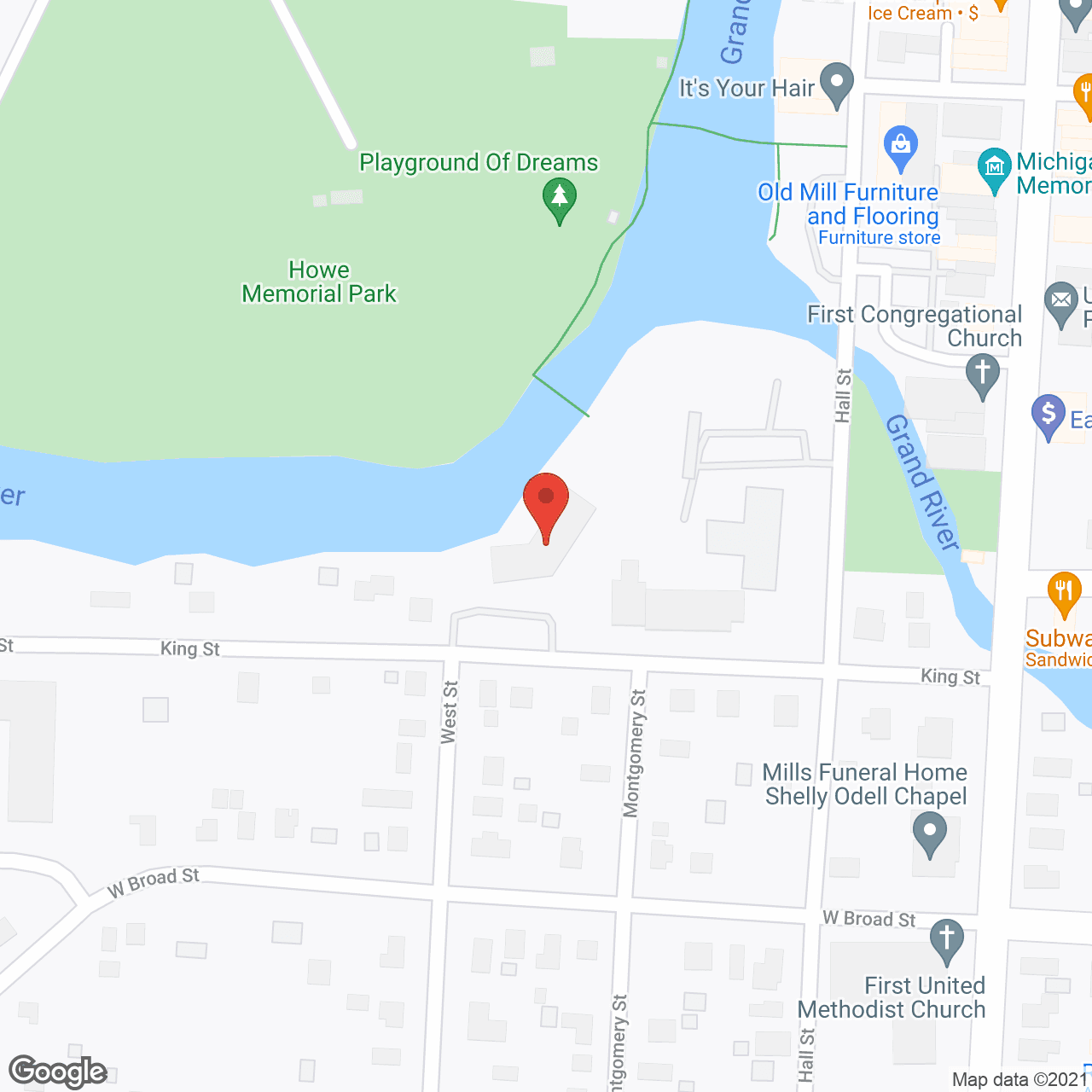 Kiwanis Spring Brook Manor in google map