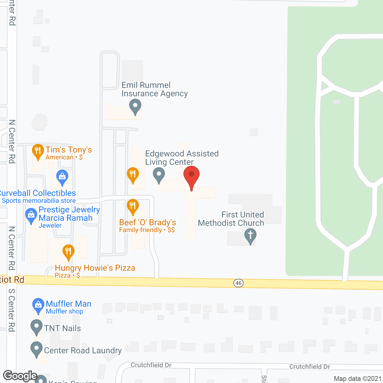 Edgewood Assisted Living Center in google map