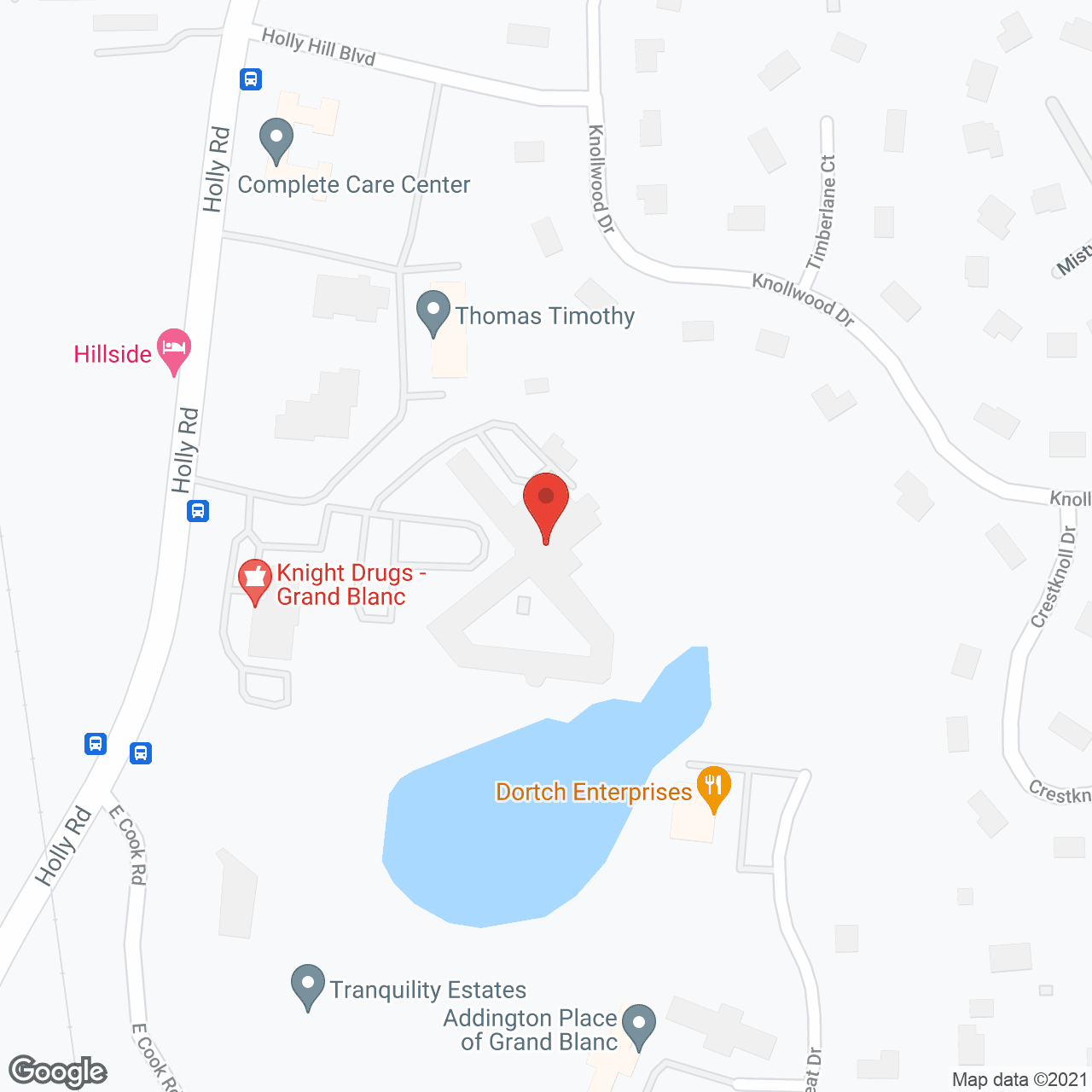 Genesys Convalescent Ctr in google map