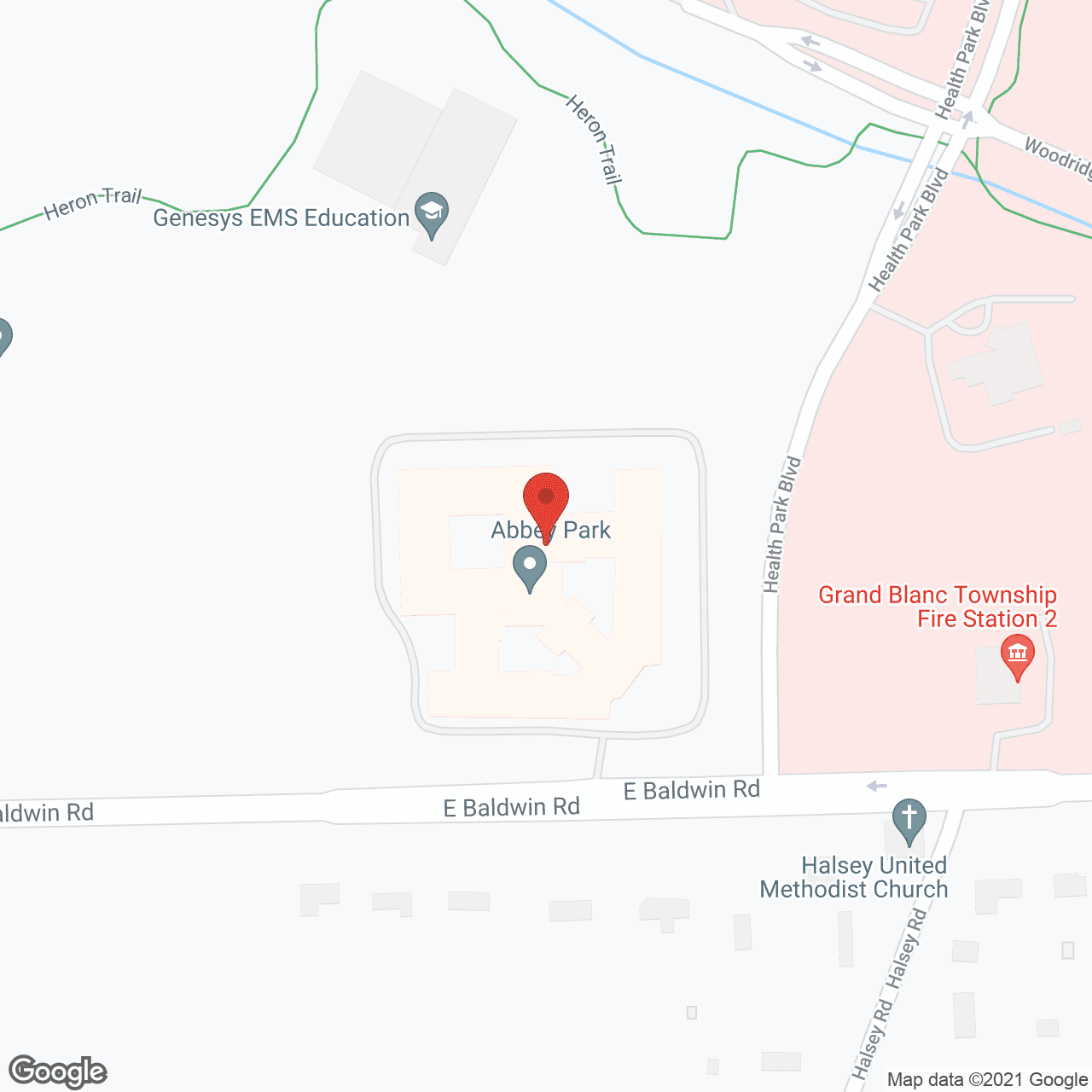 Abbey Park in google map