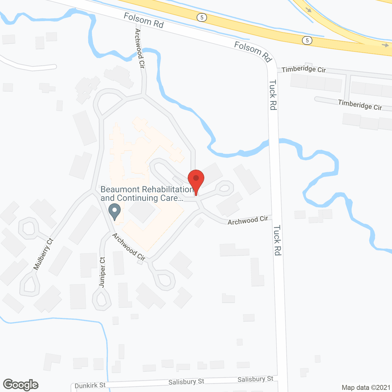 Beaumont Commons Farmington Hills in google map