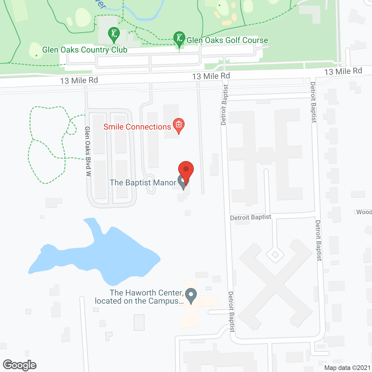 Detroit Baptist Manor in google map