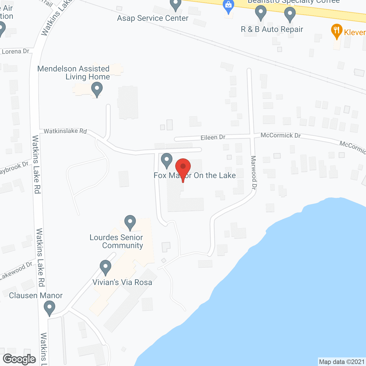Fox Manor in google map