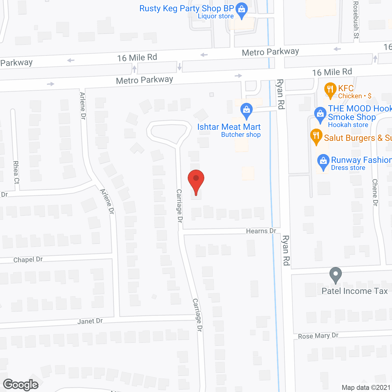 Bentley Adult Foster Care Home in google map