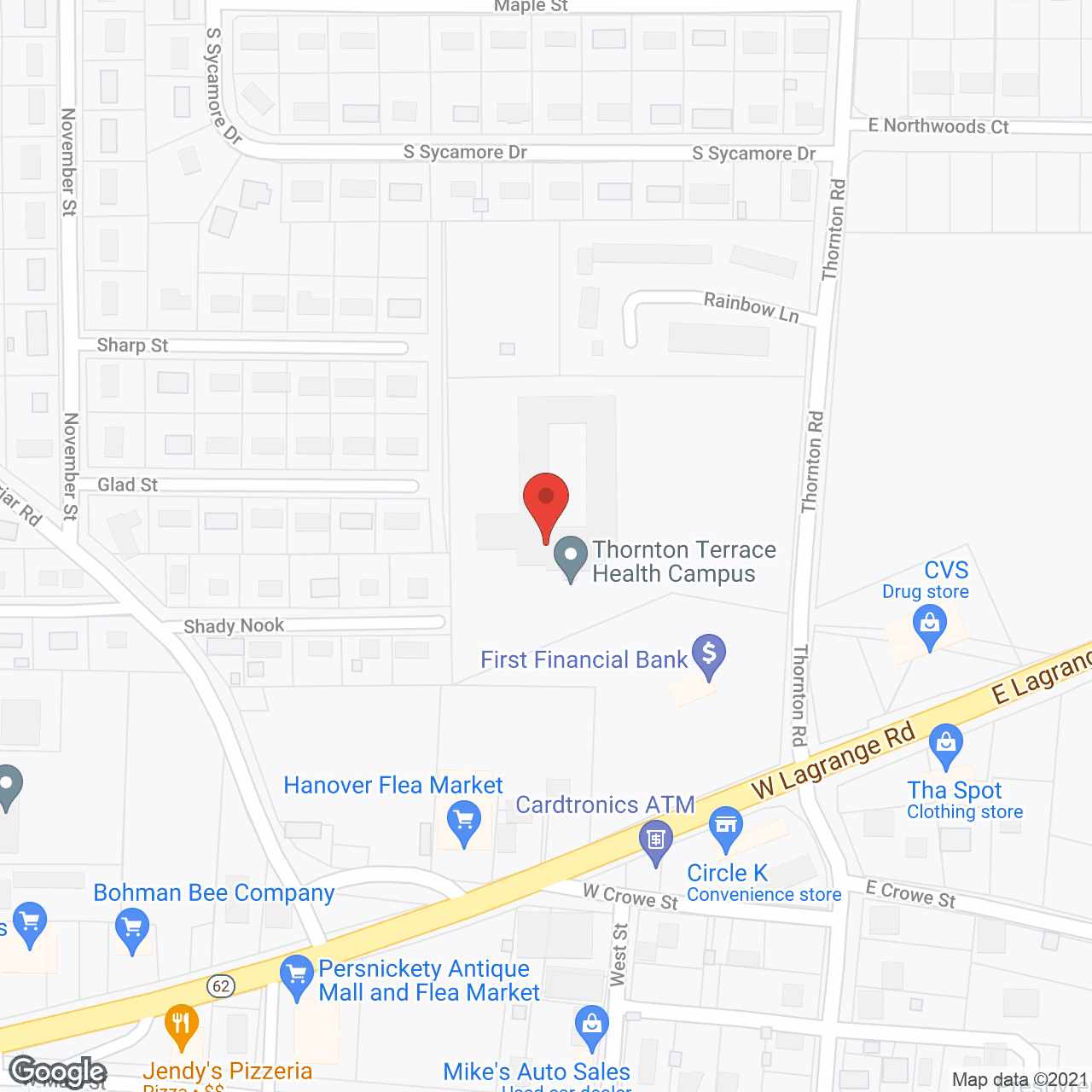 Thornton Terrace Health Campus in google map