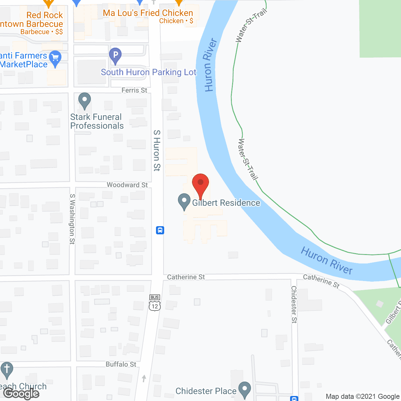The Gilbert Residence in google map