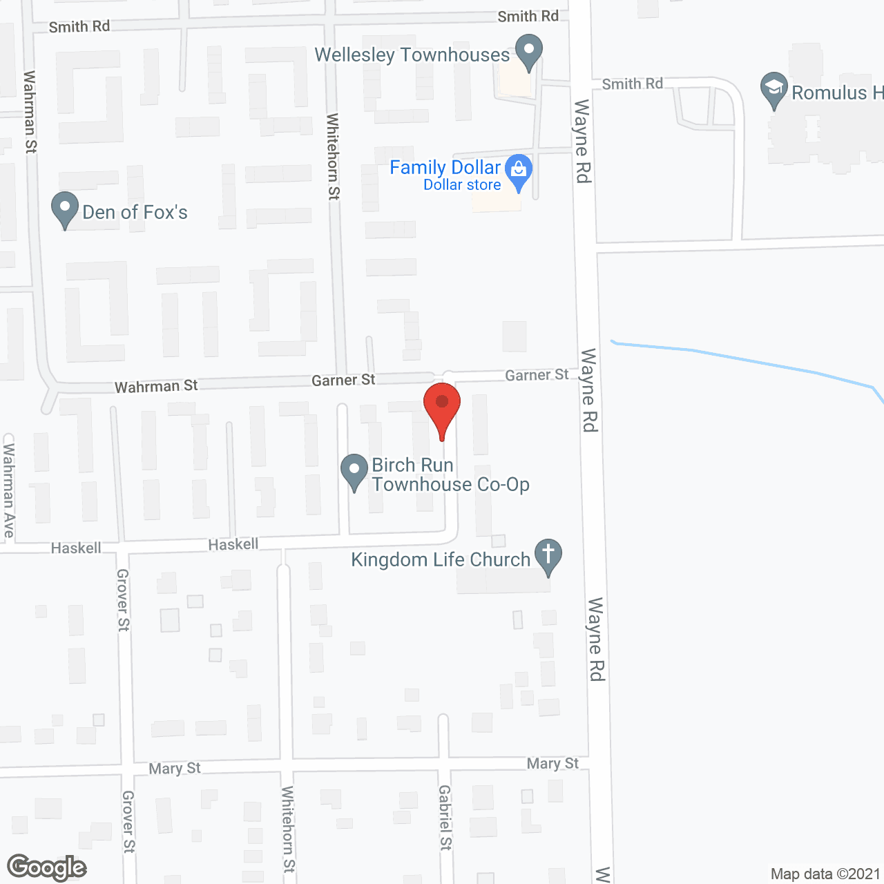 Birch Run Townhouse in google map