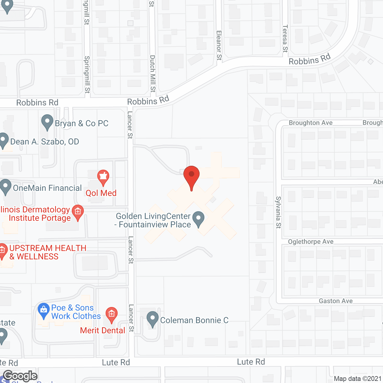 Brickyard Healthcare - Portage Care Center in google map