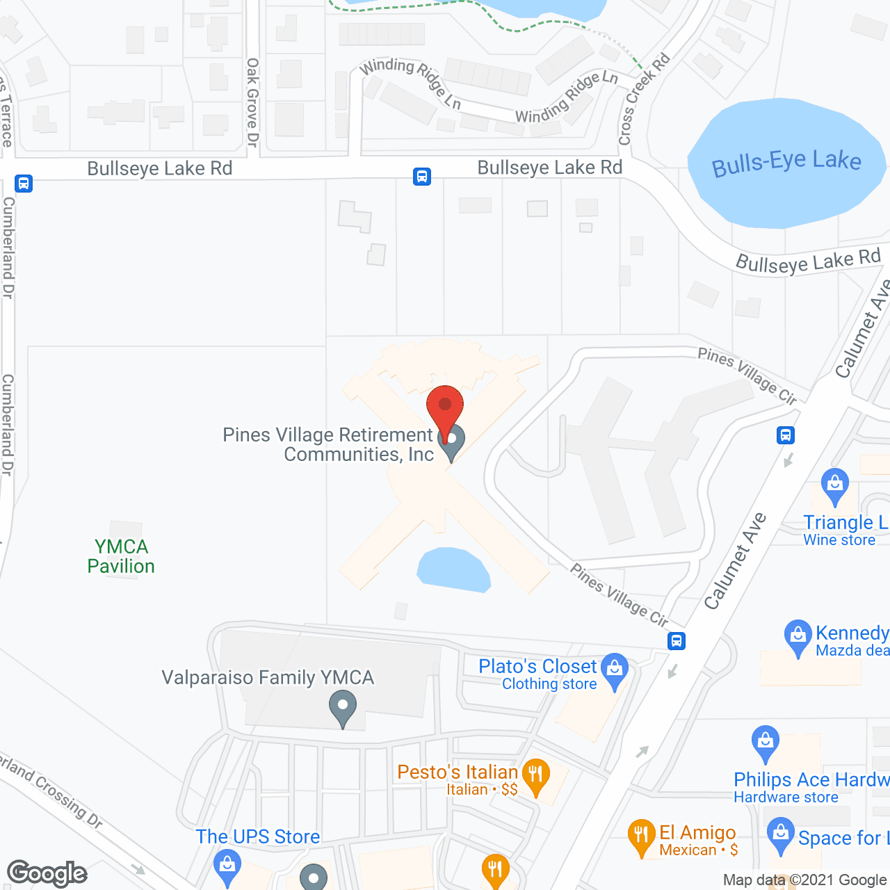 Pines Village Retirement Communities in google map