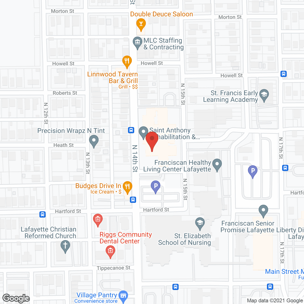 St. Anthony Health Care in google map