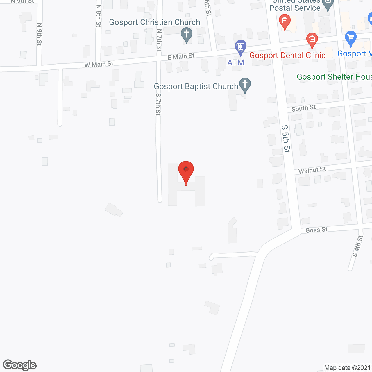 Gosport Nursing Home in google map