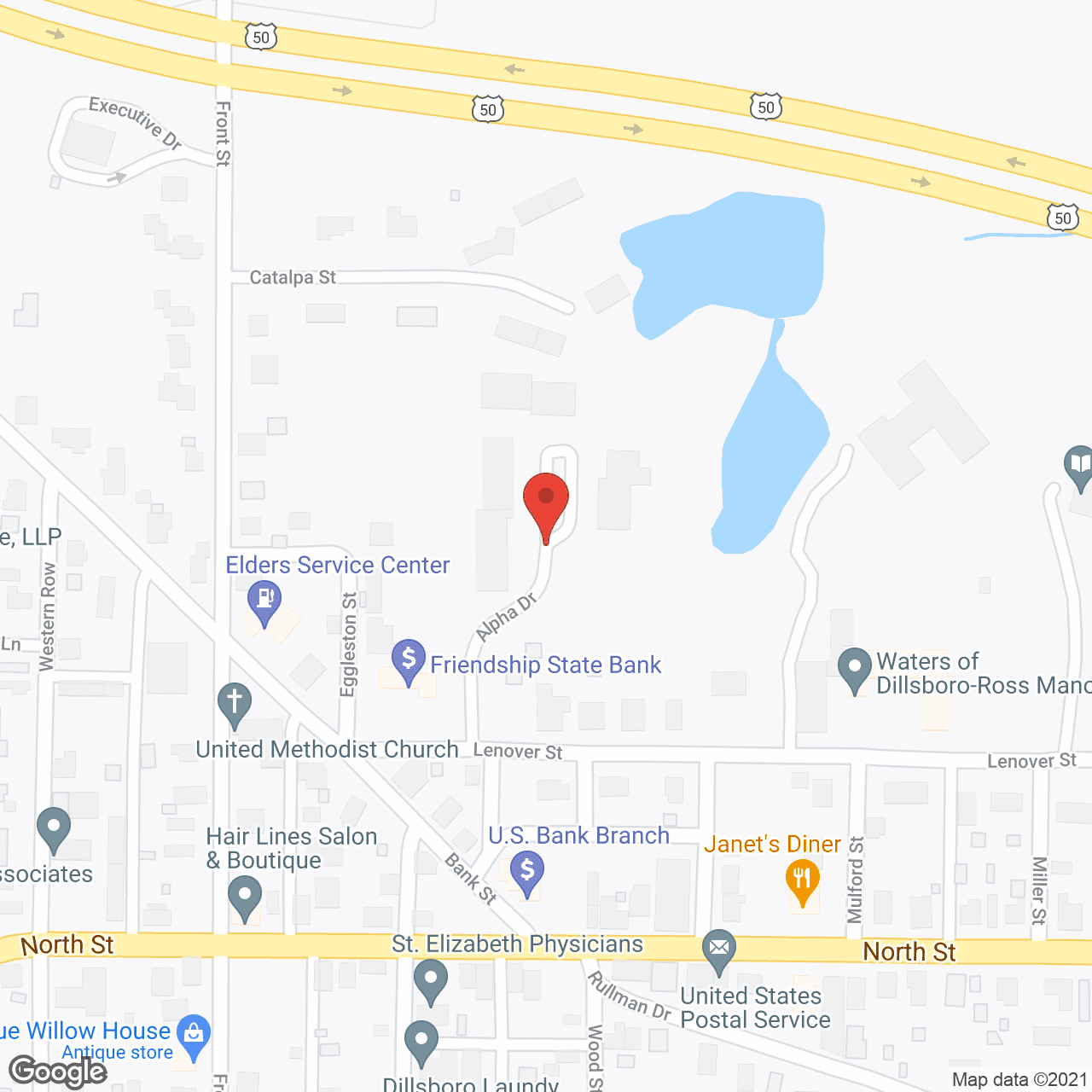 Dillsboro Village Apartments in google map