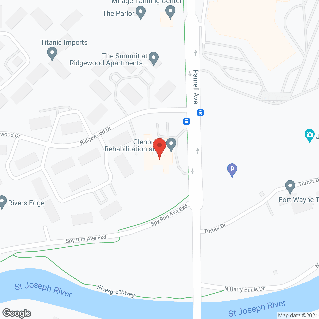 Applewood Health and Rehab Ctr in google map