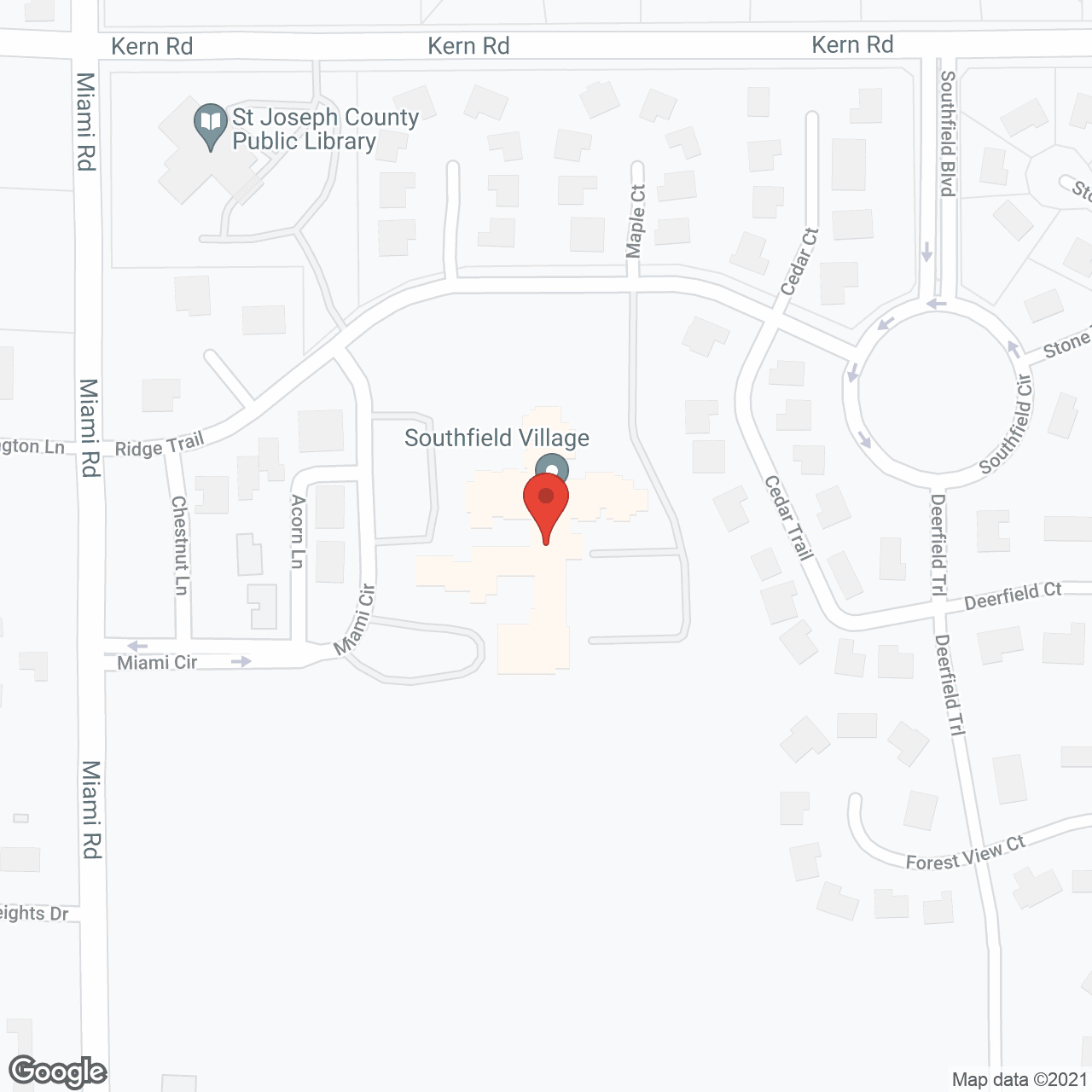 Southfield Village Inc in google map