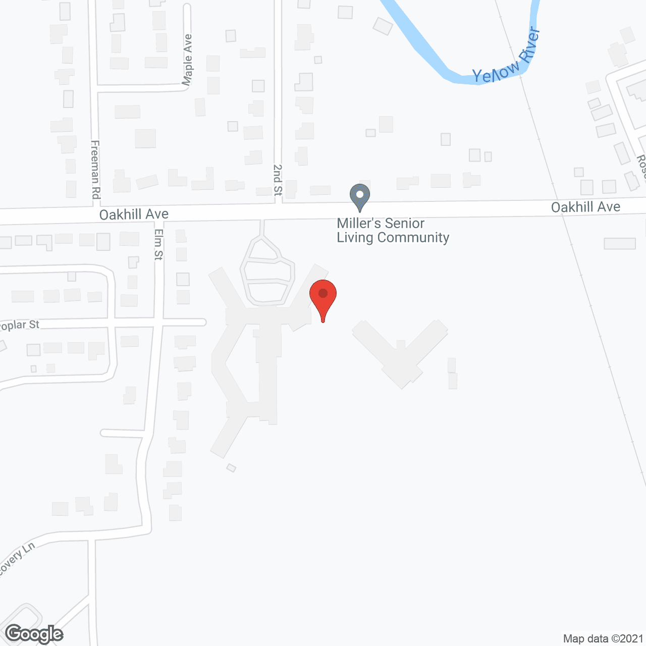 Miller's Merry Manor in google map