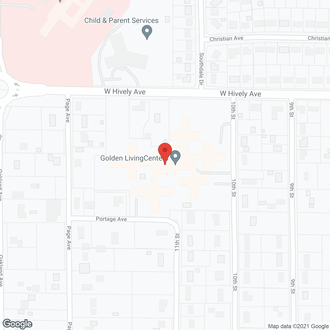Elkhart Care Center in google map